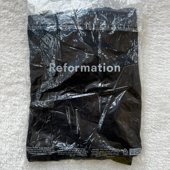 Reformation Butterfly Dress in Black - Picture 7 of 9